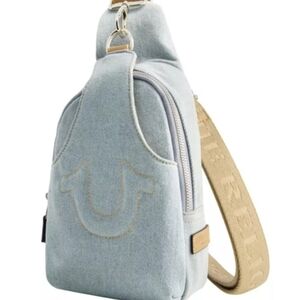 True Religion Light Blue Crossbody Bag